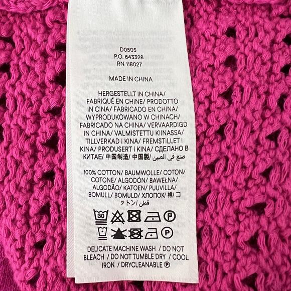 Boden Womens Rose Violet Crochet Knit Dress US Size 10 missing belt and cami - Picture 8 of 8